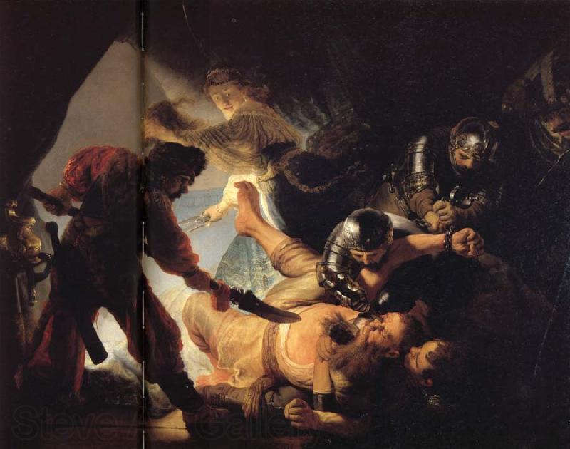 Rembrandt van rijn The Blinding of Samson Norge oil painting art